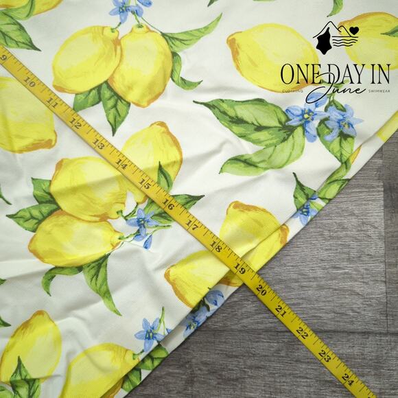 Talbots Lemons Mini Skirt Size 8 - Picture 4 of 5